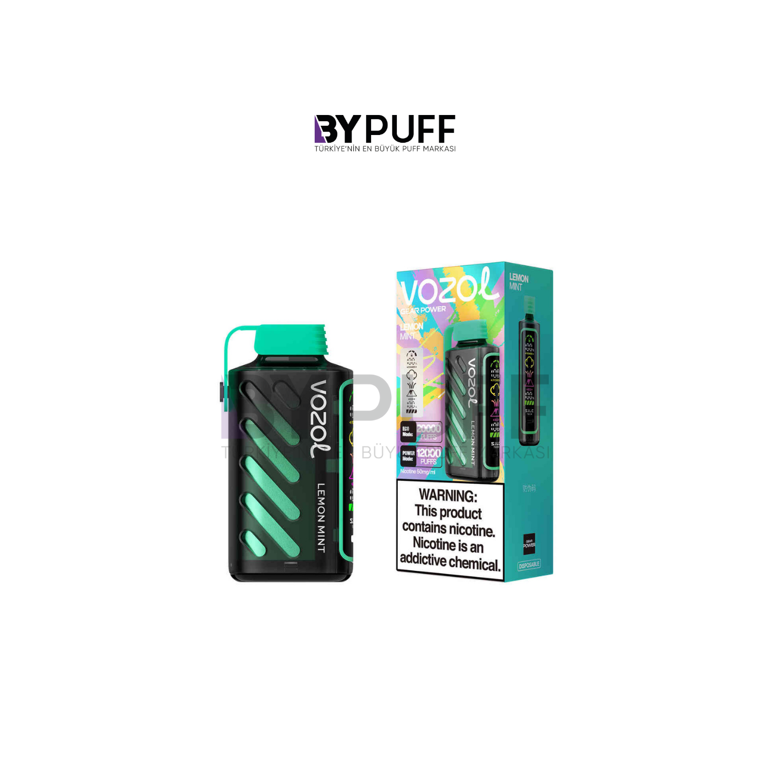 Vozol Gear Power 20000 Lemon Mint