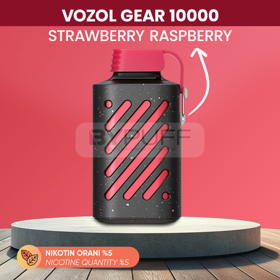 Vozol Gear 10000 Strawberry Raspberry