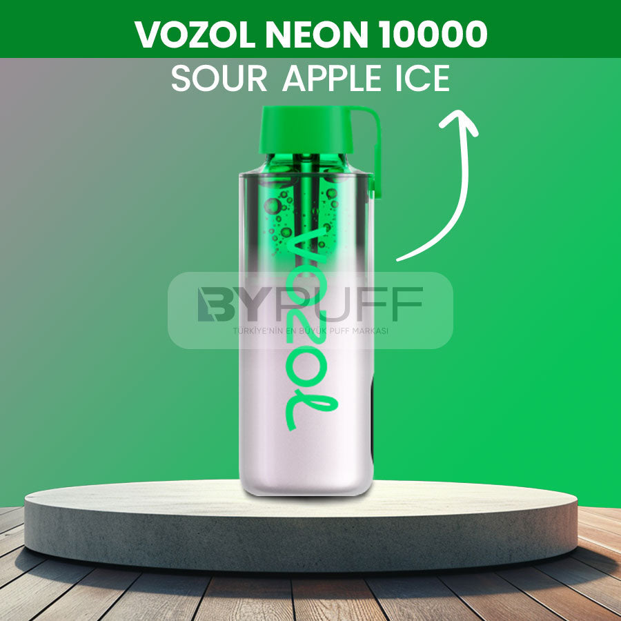 Vozol Neon 10000 Sour Apple ice