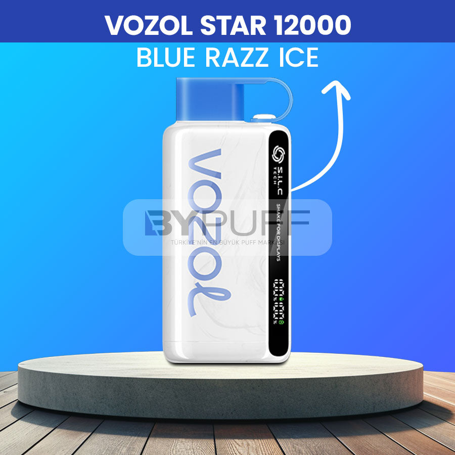 Vozol 12000 Blue Razz ice