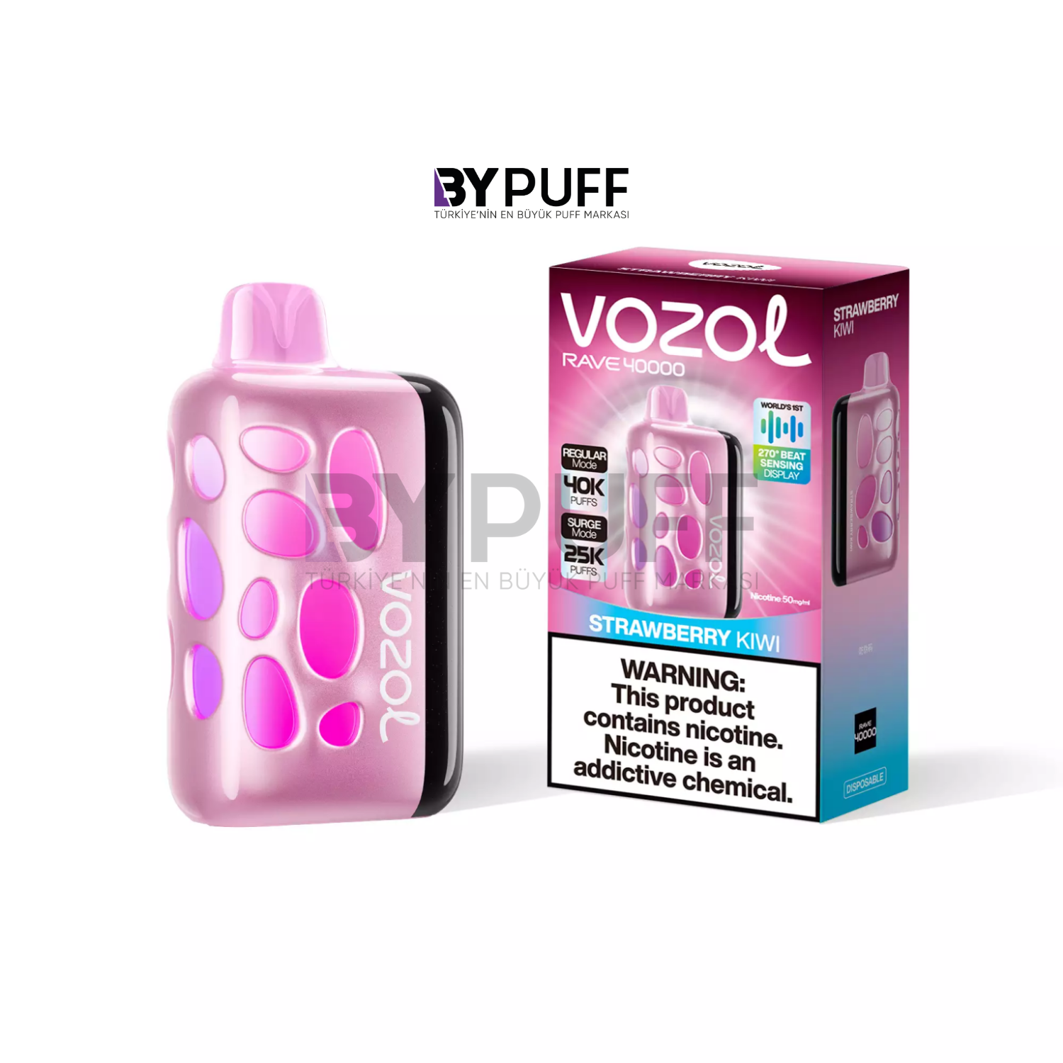 Vozol Rave 40000 Strawberry Kiwi